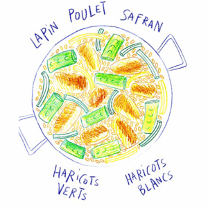 * Riz en Paella à la Valencienne pour papà